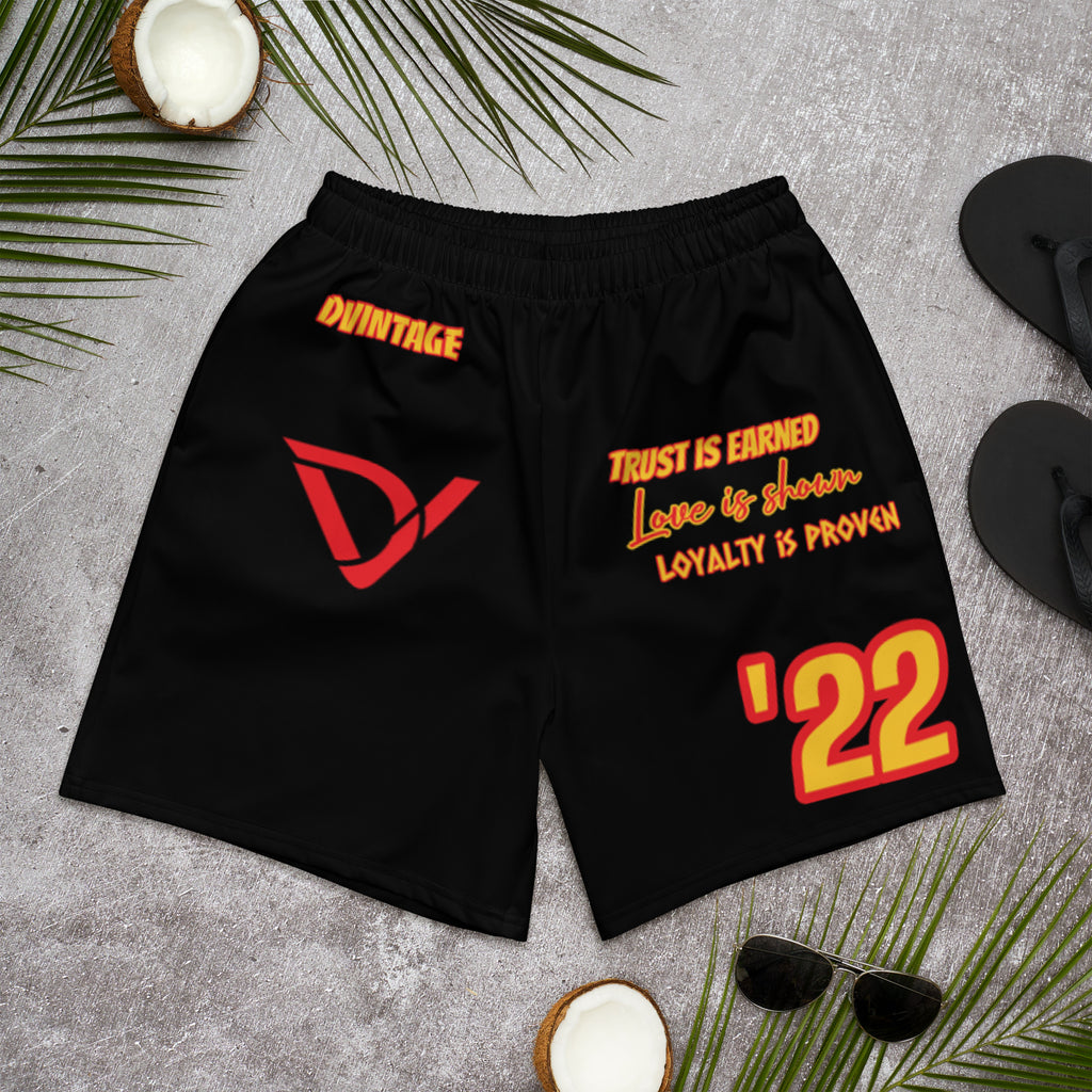 Men's Athletic Long Shorts