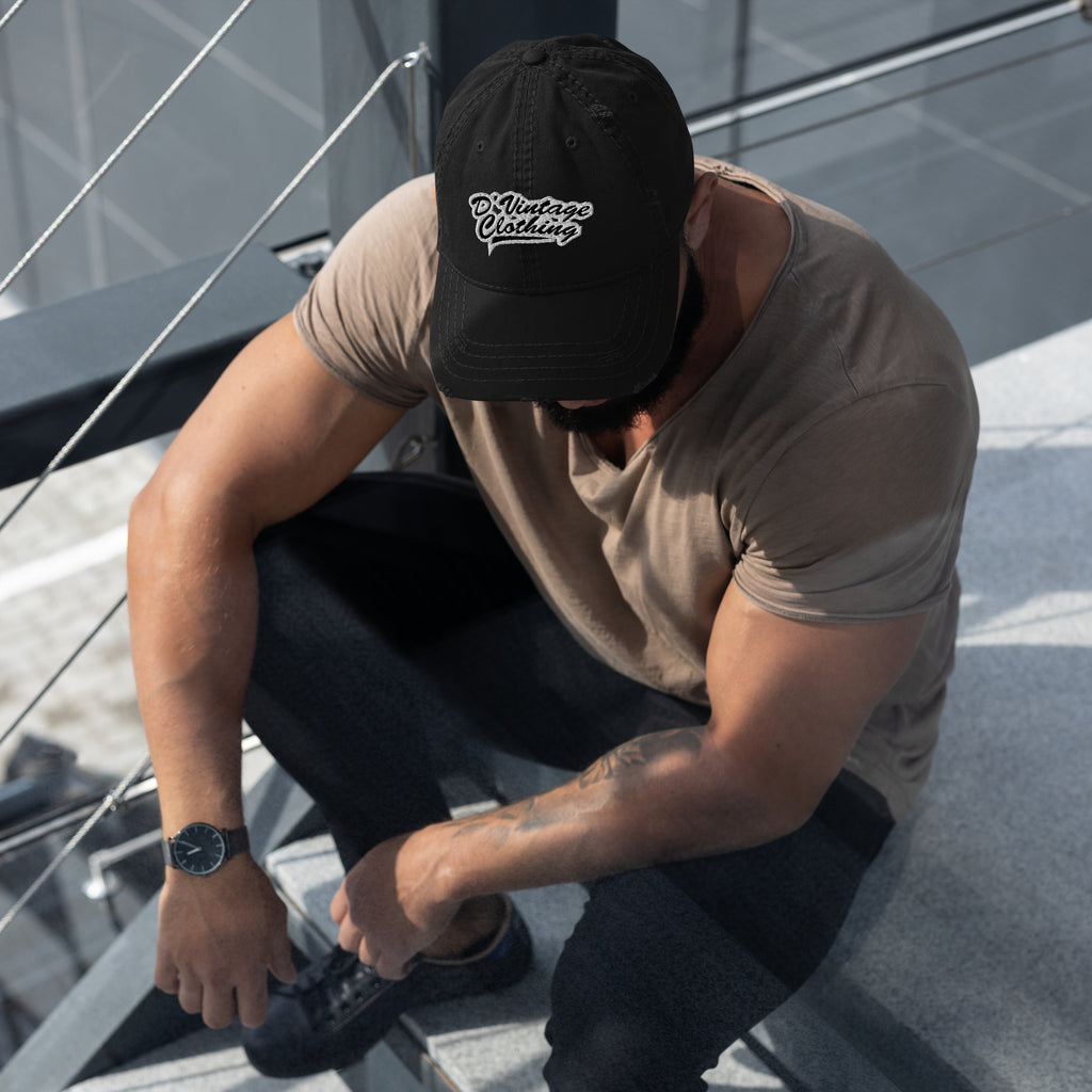 Distressed Dad Hat (Embroidery)